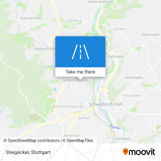 Карта Steigäcker