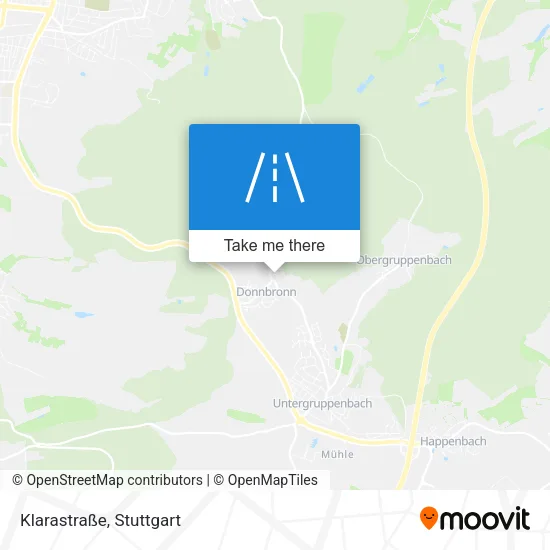 Карта Klarastraße