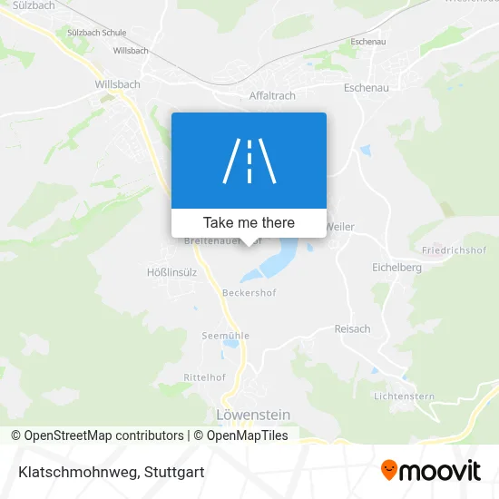 Klatschmohnweg map