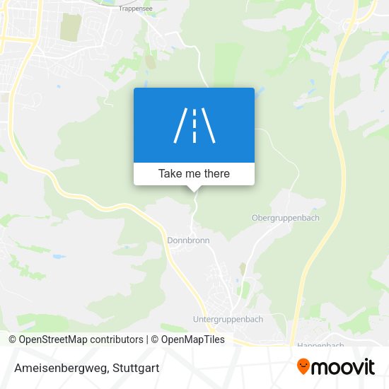 Ameisenbergweg map