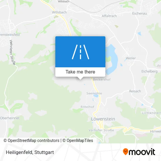 Heiligenfeld map