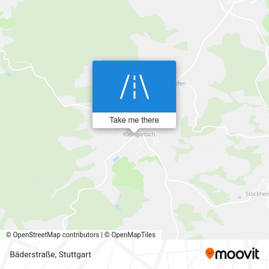 Bäderstraße map