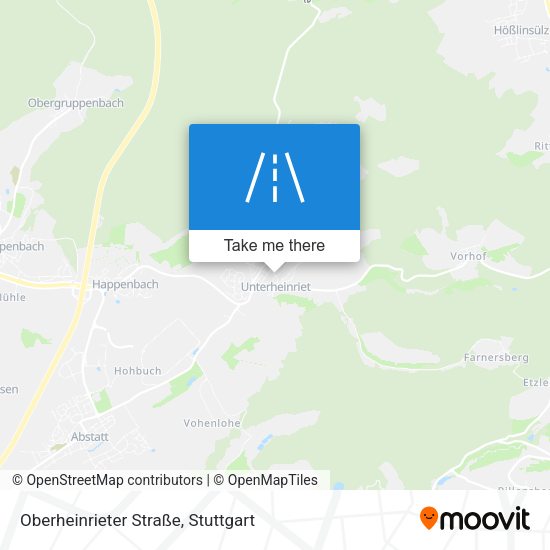 Oberheinrieter Straße map