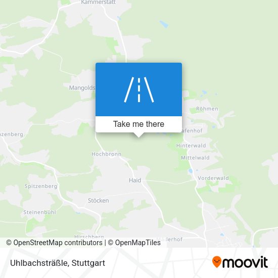 Uhlbachsträßle map