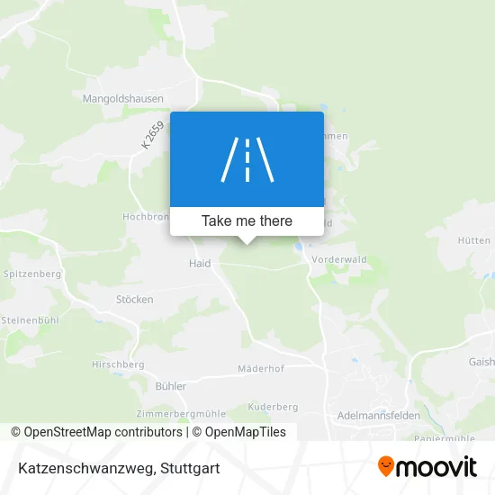 Карта Katzenschwanzweg