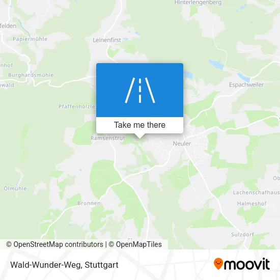 Карта Wald-Wunder-Weg