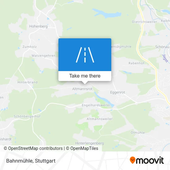 Карта Bahnmühle