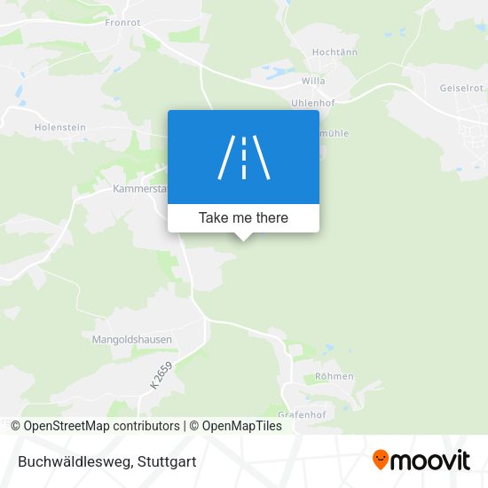 Buchwäldlesweg map