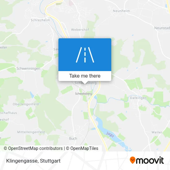 Карта Klingengasse