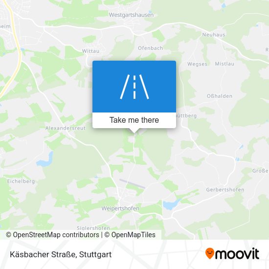 Käsbacher Straße map