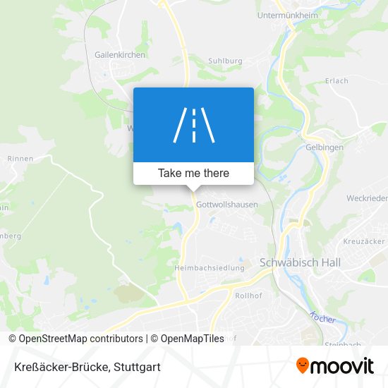 Kreßäcker-Brücke map