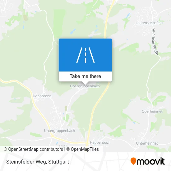 Карта Steinsfelder Weg
