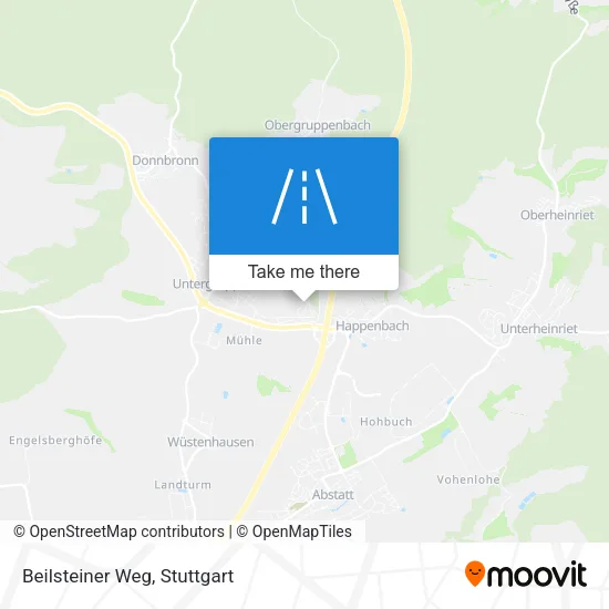 Карта Beilsteiner Weg