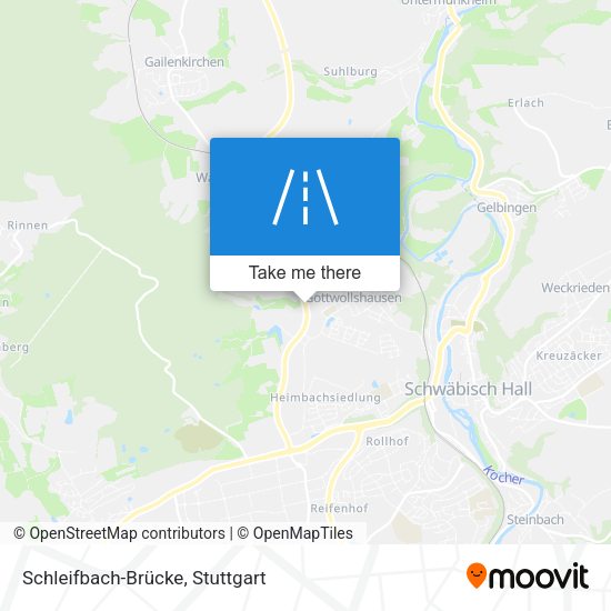 Schleifbach-Brücke map