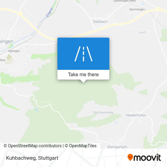 Карта Kuhbachweg