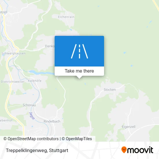 Treppelklingenweg map