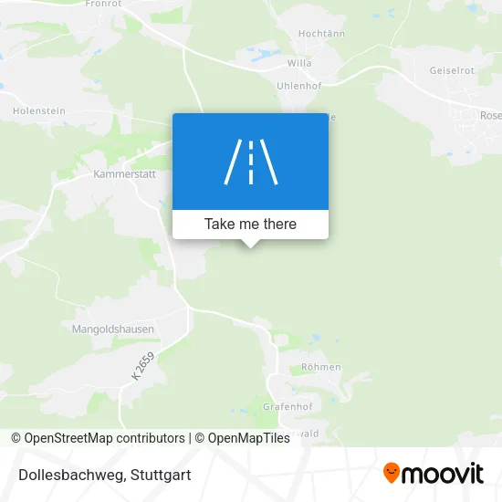Карта Dollesbachweg