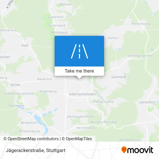 Карта Jägerackerstraße