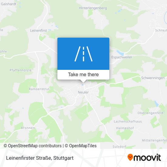 Leinenfirster Straße map