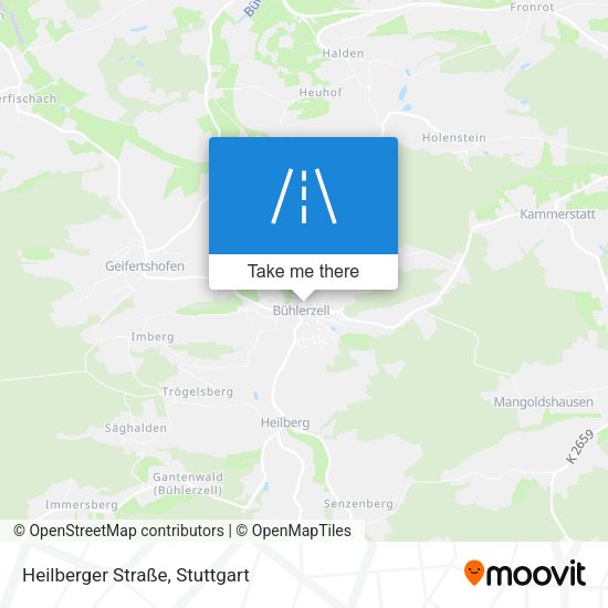 Heilberger Straße map