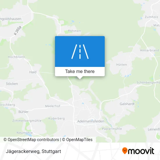 Карта Jägerackerweg
