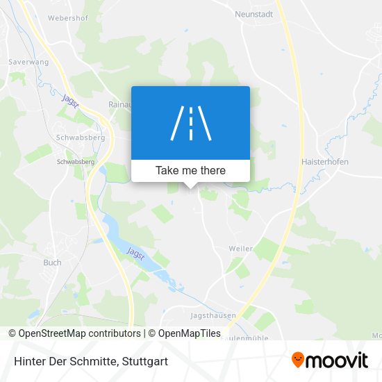 Карта Hinter Der Schmitte