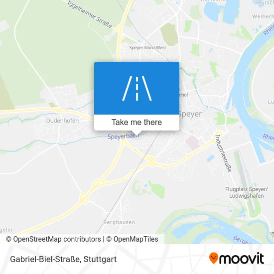 Карта Gabriel-Biel-Straße