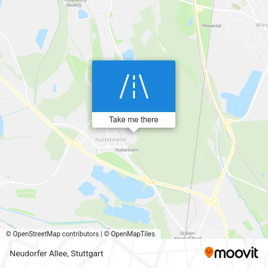 Карта Neudorfer Allee