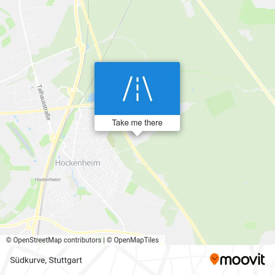 Карта Südkurve