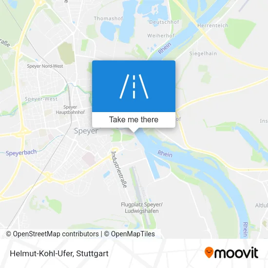 Карта Helmut-Kohl-Ufer