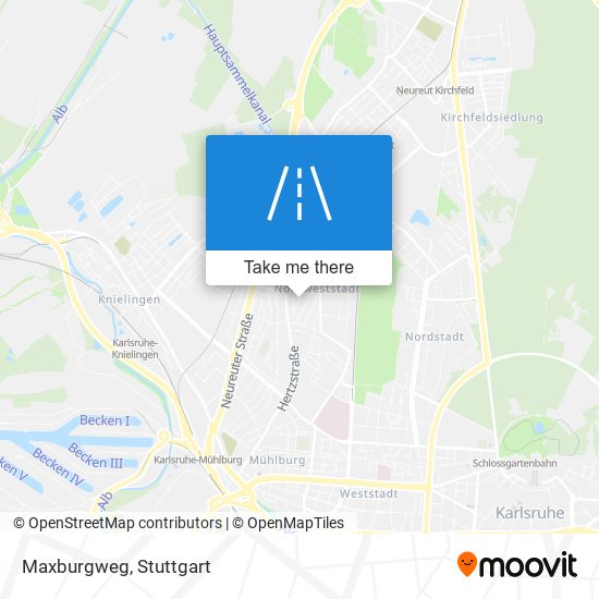 Maxburgweg map