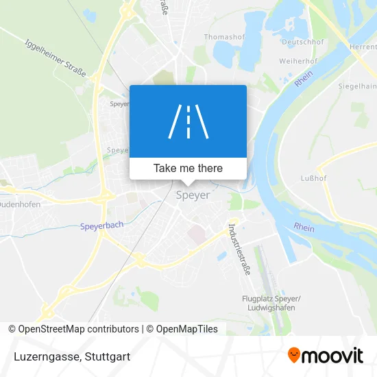 Карта Luzerngasse