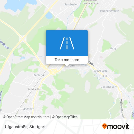 Ufgaustraße map
