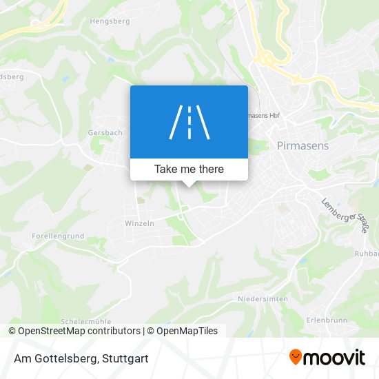 Am Gottelsberg map