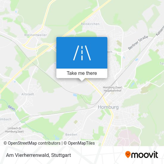 Карта Am Vierherrenwald