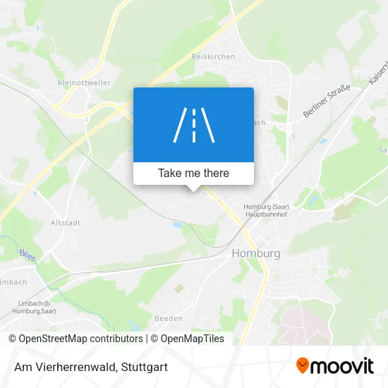 Карта Am Vierherrenwald