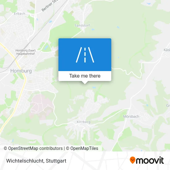 Карта Wichtelschlucht