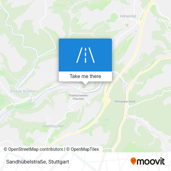 Sandhübelstraße map