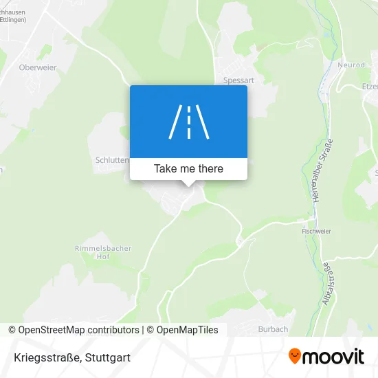 Карта Kriegsstraße