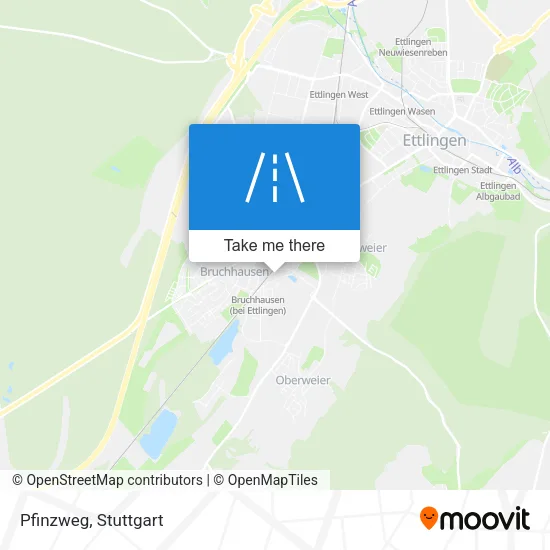 Карта Pfinzweg