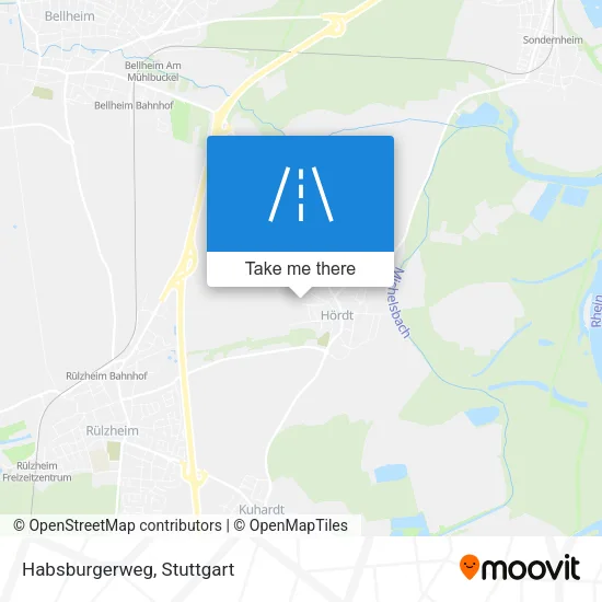 Habsburgerweg map