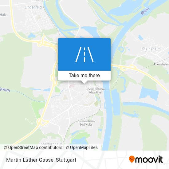 Martin-Luther-Gasse map