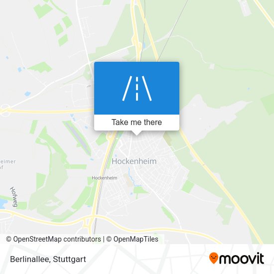 Карта Berlinallee