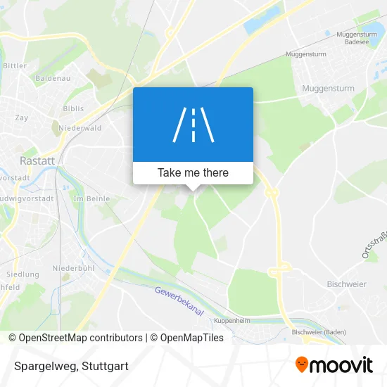 Карта Spargelweg