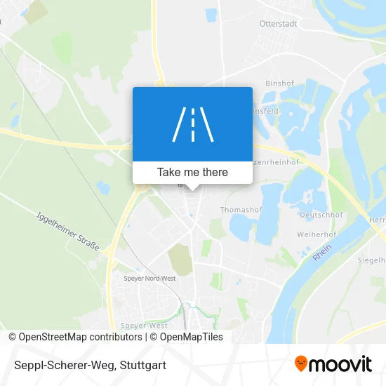 Карта Seppl-Scherer-Weg