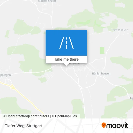 Карта Tiefer Weg