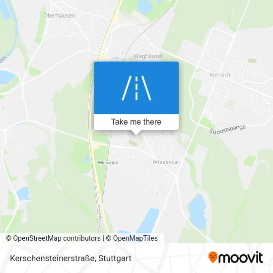 Карта Kerschensteinerstraße