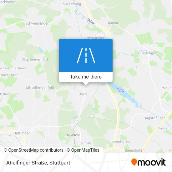 Карта Ahelfinger Straße