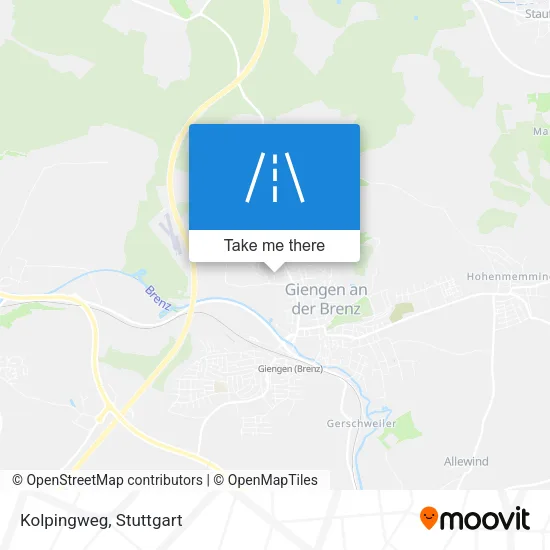 Карта Kolpingweg