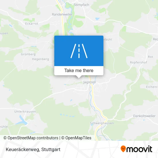 Карта Keueräckerweg